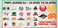 PMPL Scrims Season 3 Teams